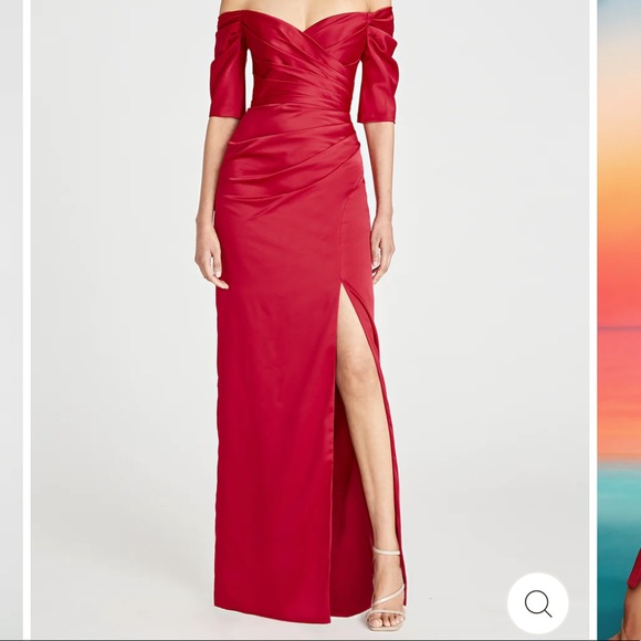 Theia Dresses Sienna Off The Shoulder Gown Theia Poshmark